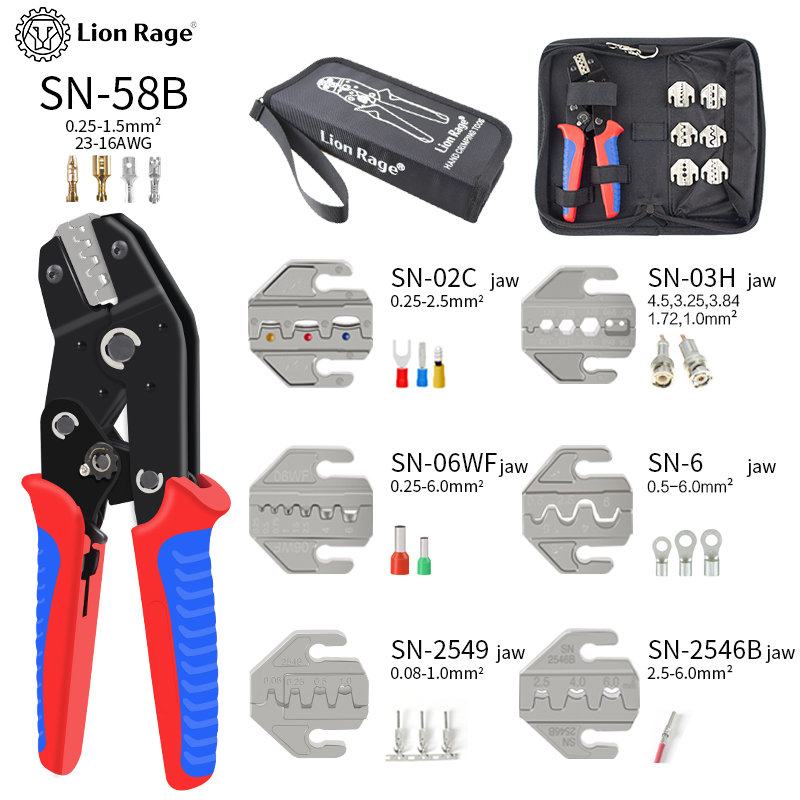 Ratchet Crimping Tool SN-58B P - Automatic Wire Stripper Cutter review and price