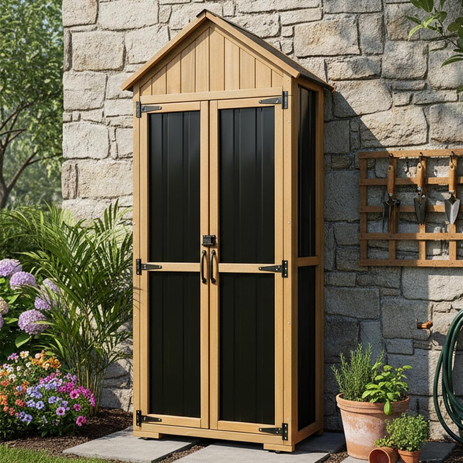 Outdoor Storage Cabinet Waterp - Garden Tools review and price